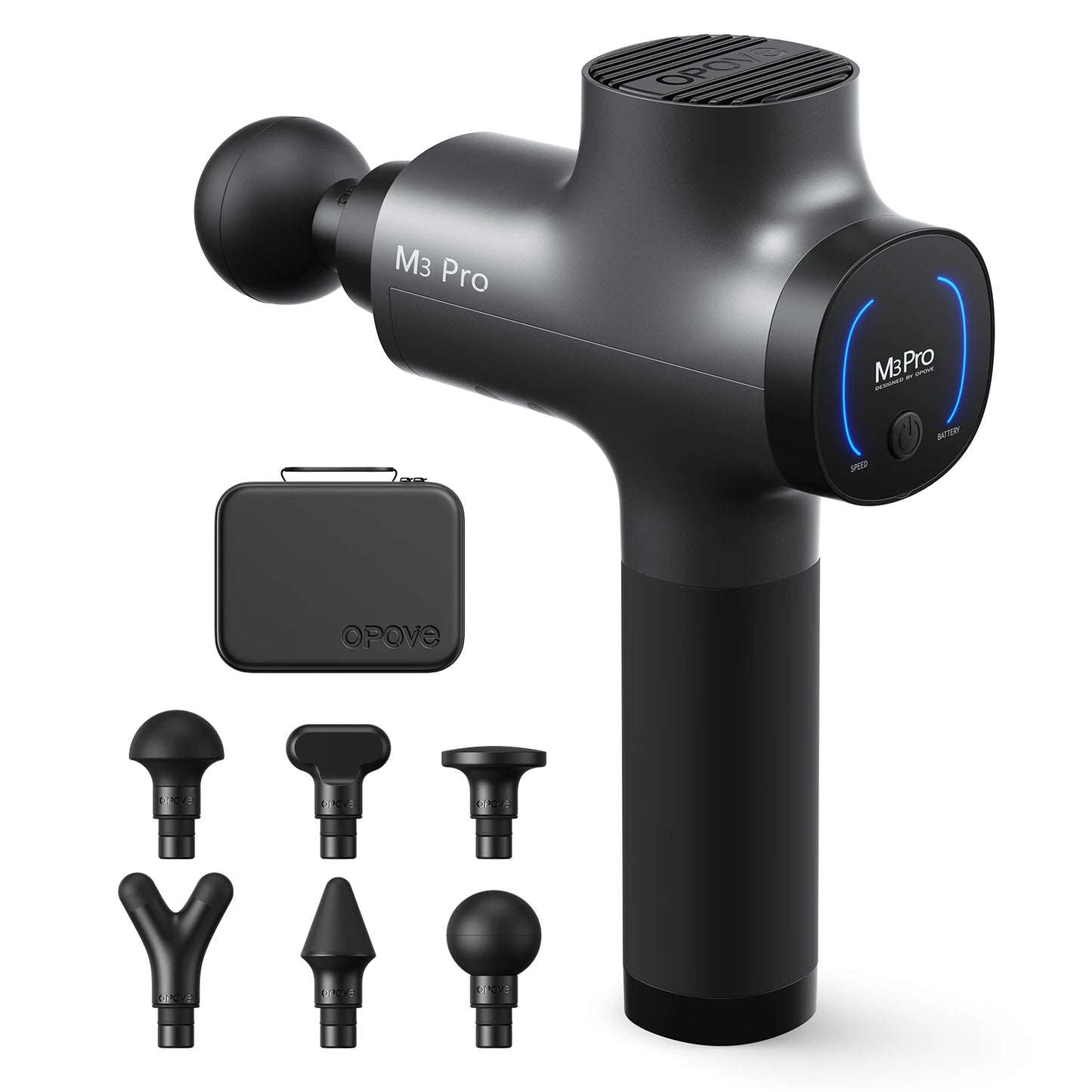 Deep Tissue Percussion Massage Gun – Handheld Muscle Massager for Pain Relief & Recovery, Quiet & Powerful Design