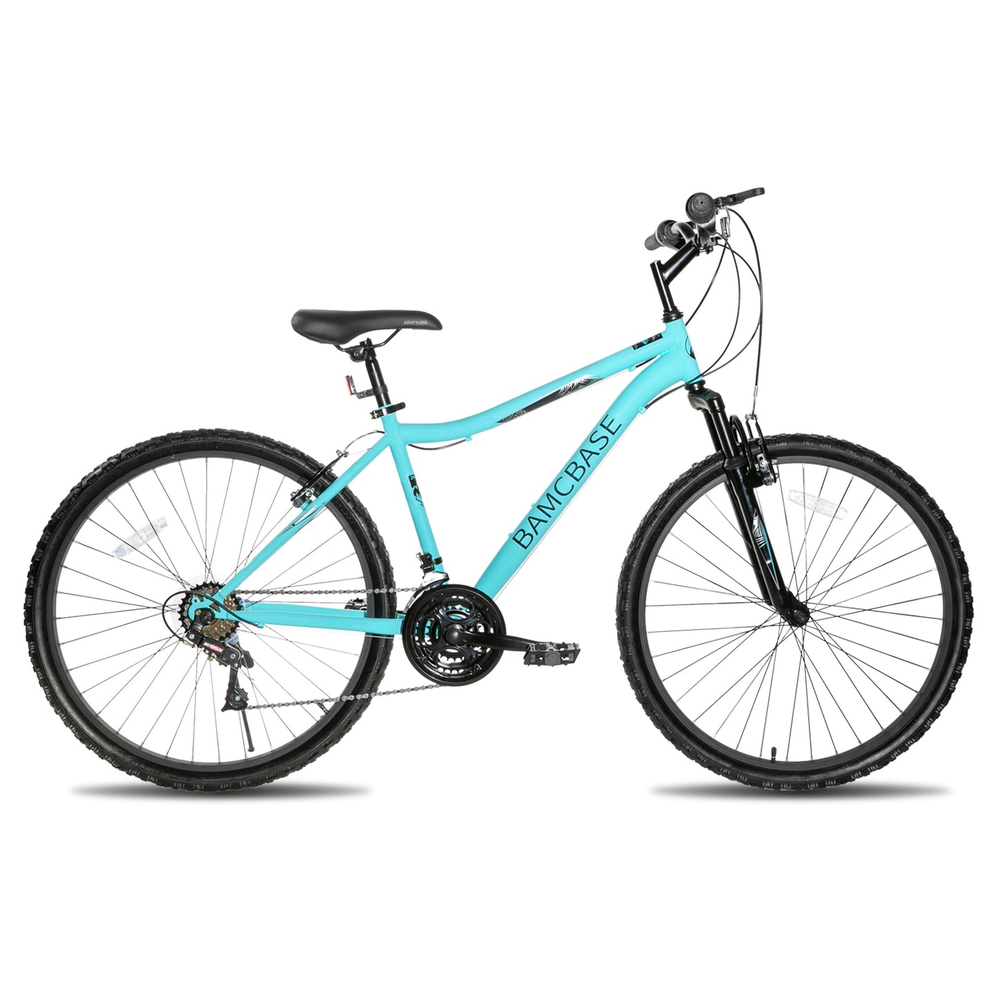 Hit the Trails with the Unisex 26-Inch 21-Speed Twist Shifter Mountain Bike: High-Carbon Steel, Thickened Suspension Fork, and Ideal for Adult Adventures