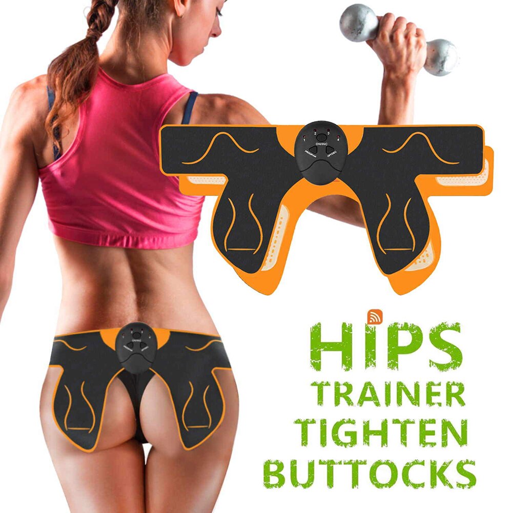 Multi-Functional EMS Hip Trainer: Electric Vibration Muscle Stimulator for Effective Buttocks Toning and Fitness