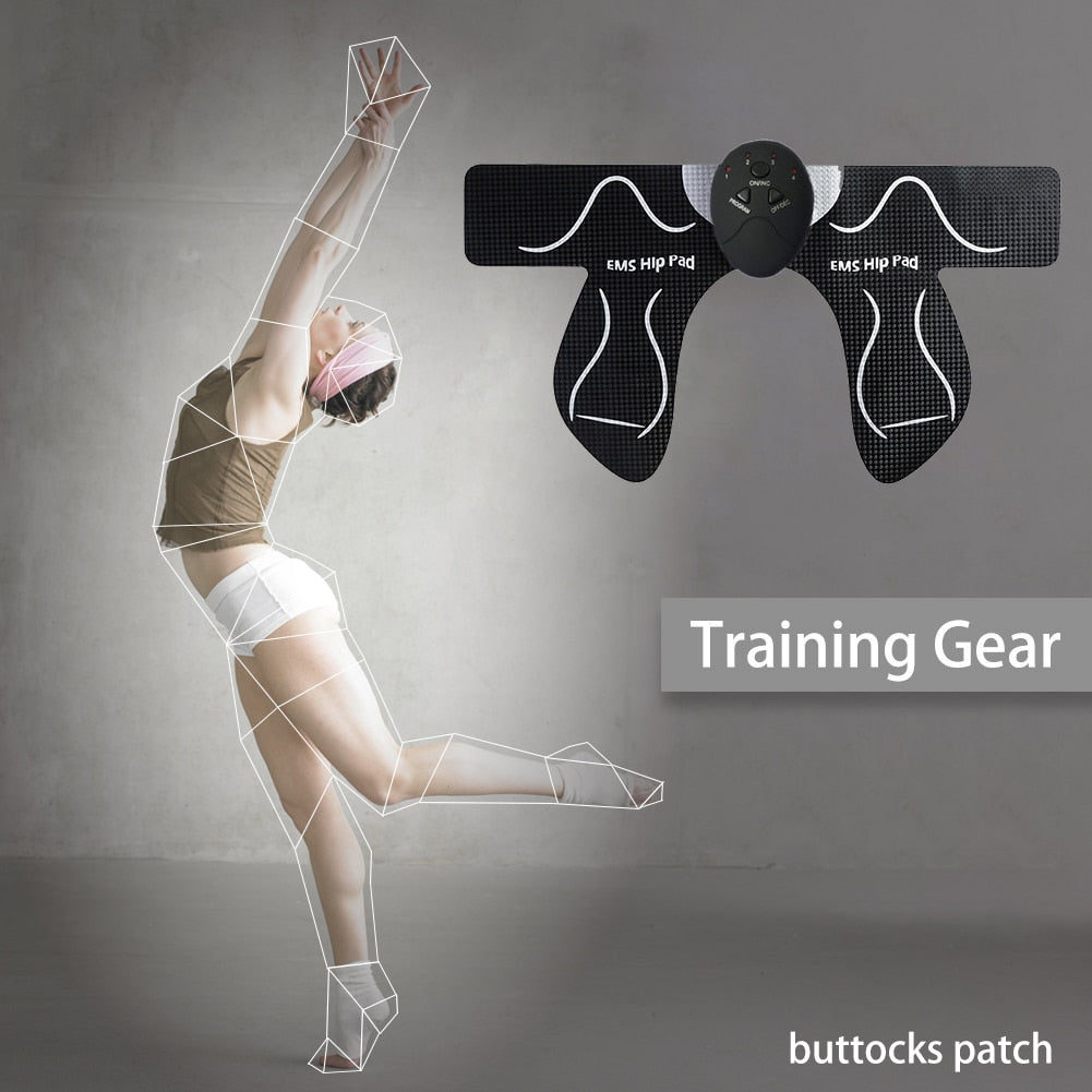 Multi-Functional EMS Hip Trainer: Electric Vibration Muscle Stimulator for Effective Buttocks Toning and Fitness