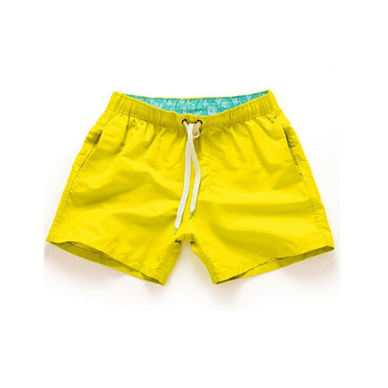 Men's Quick-Dry Swimwear: Beach-Ready Brand Swimsuit Shorts with Convenient Pockets