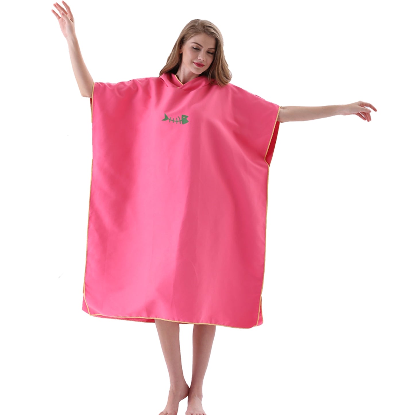 Stay Comfortable and Dry at the Beach with a Quick-Dry Hooded Surf Poncho Changing Towel: Multi-Functional Microfiber Beach Blanket for Swimming