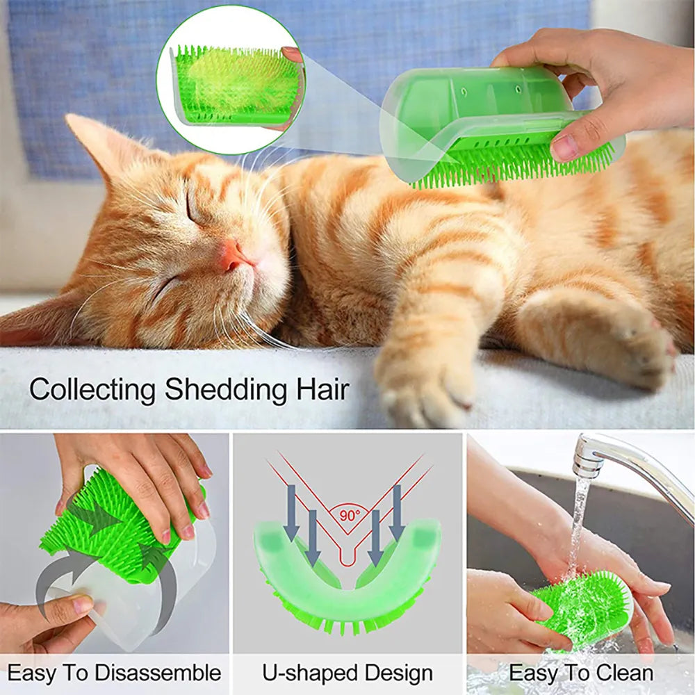 Massager for Cats Pet Products Pets Goods Brush Remove Hair Comb Grooming Table Dogs Care Royal Canin Accessories Things Strip