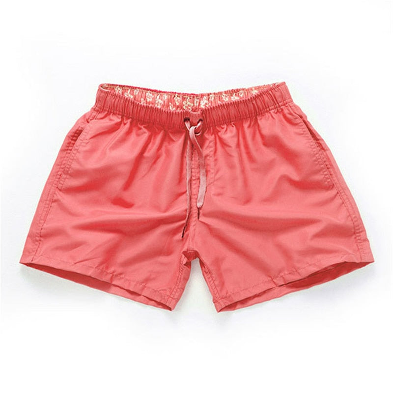 Men's Quick-Dry Swimwear: Beach-Ready Brand Swimsuit Shorts with Convenient Pockets