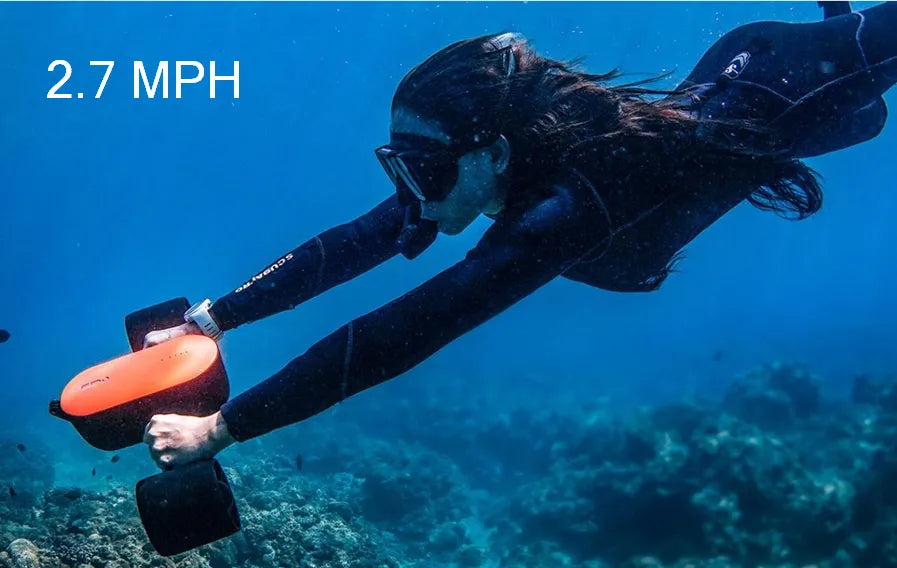 Experience Adventure with the Underwater Scooter Propeller: Electric Diving Motor Fins for Jet Ski Action, Fishing, Snorkeling, and Scuba Exploration