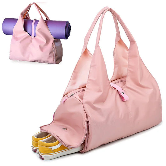Scione Yoga Mat Bag – Durable Nylon Gym & Fitness Training Bag for Women & Men, Travel Sports Tote