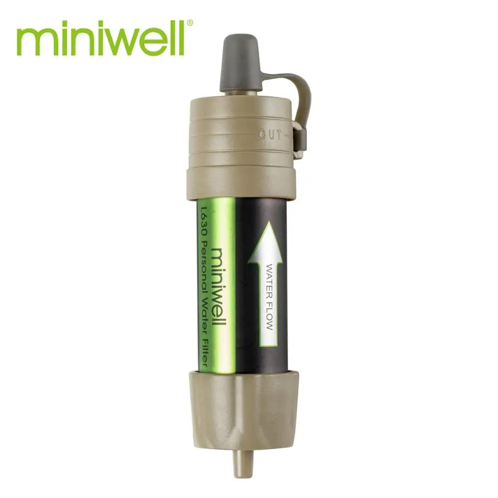 Miniwell L630 Portable Outdoor Water Filter Survival Kit – Perfect for Camping, Hiking, & Traveling