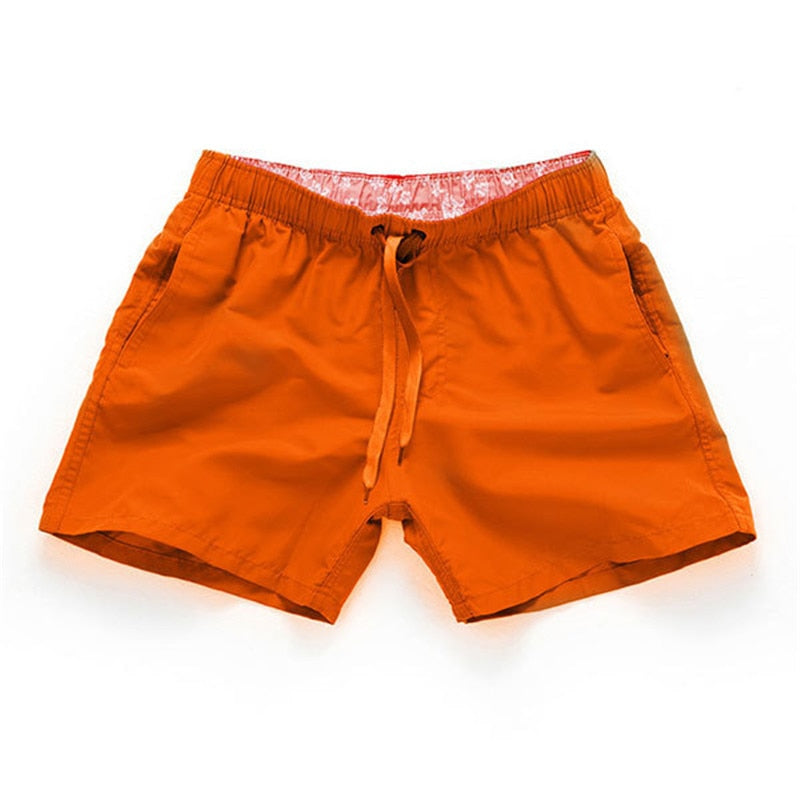 Men's Quick-Dry Swimwear: Beach-Ready Brand Swimsuit Shorts with Convenient Pockets