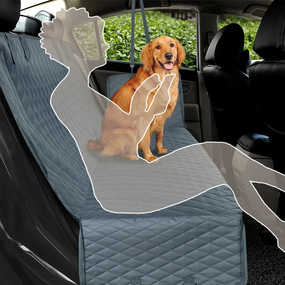 Ultimate PETRAVEL Waterproof Dog Car Seat Cover - Keep Your Dog Safe and Your Car Clean!