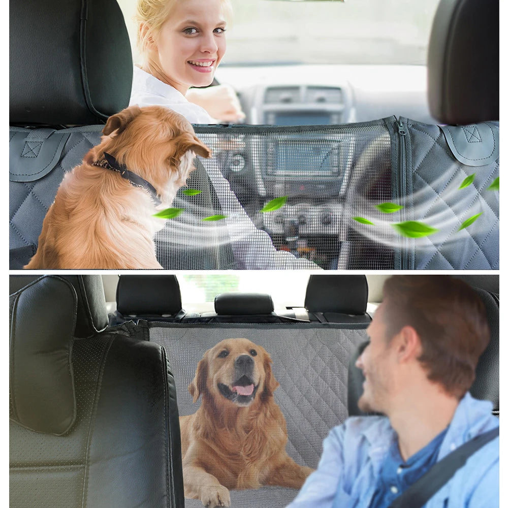 Ultimate PETRAVEL Waterproof Dog Car Seat Cover - Keep Your Dog Safe and Your Car Clean!