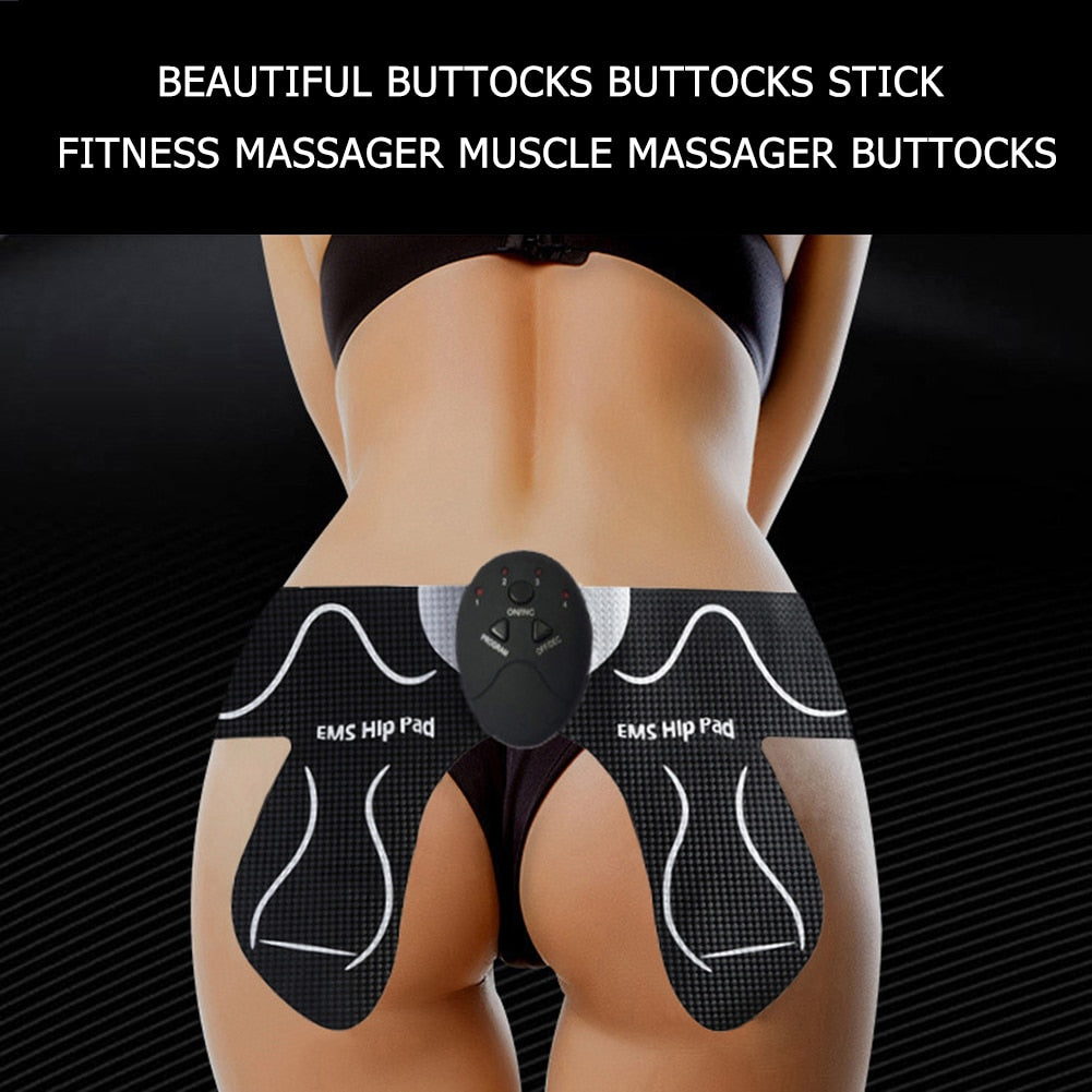 Multi-Functional EMS Hip Trainer: Electric Vibration Muscle Stimulator for Effective Buttocks Toning and Fitness