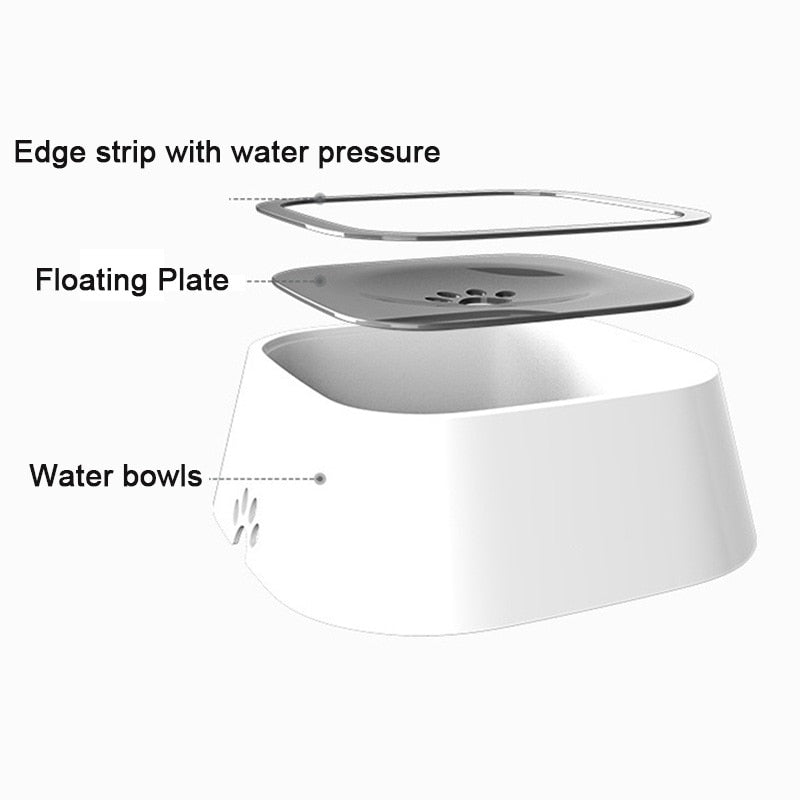 Floating Water Drinker Dispenser Bowl for Pets: Keep Your Dog or Cat Hydrated with Ease