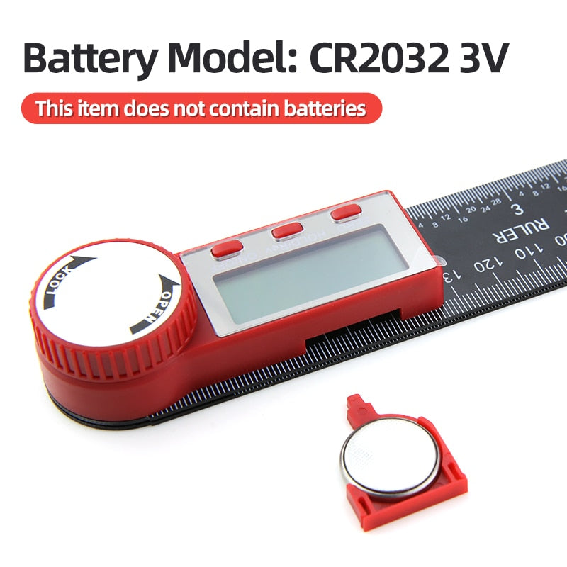 Digital Angle Finder Goniometer: Electronic Protractor for Precise Multi-Angle Measurement