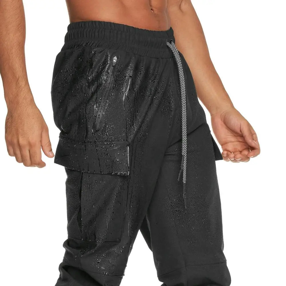 Stay Dry and Comfortable: Men's Quick-Dry Running Pants for Fitness & Beach