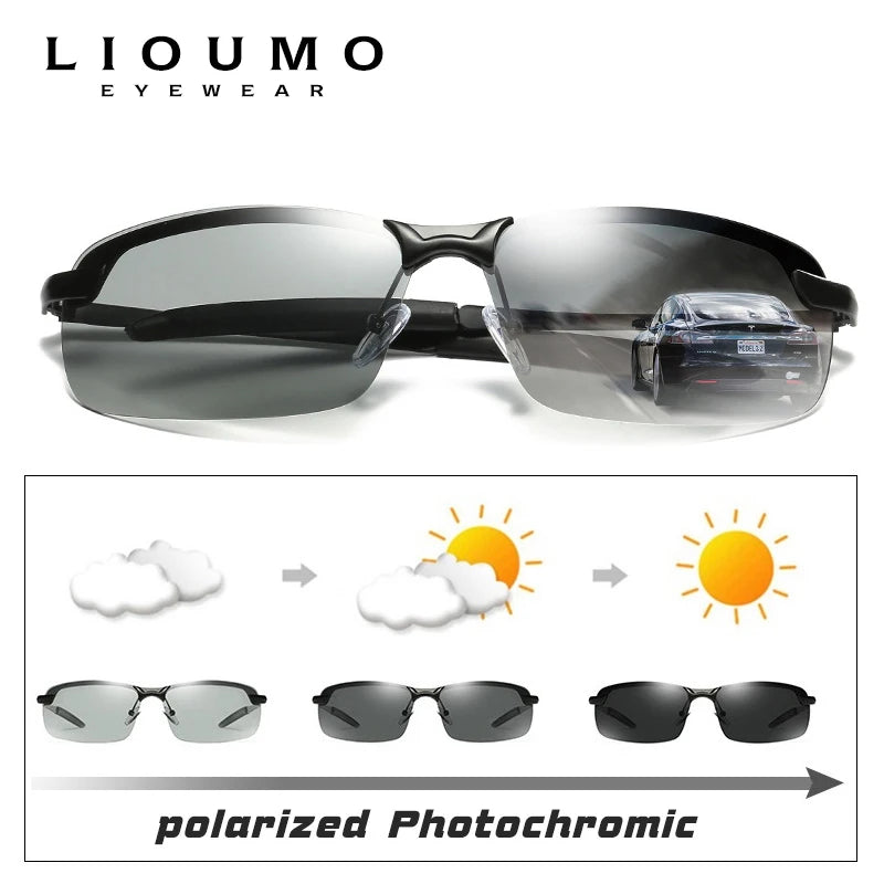 Photochromic Polarized Sunglasses - The Ultimate Anti-Glare Driving Glasses