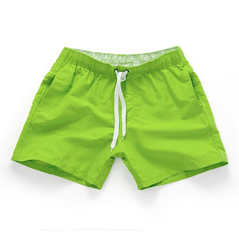 Men's Quick-Dry Swimwear: Beach-Ready Brand Swimsuit Shorts with Convenient Pockets