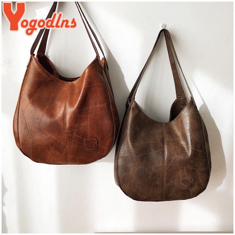 Experience Timeless Elegance with Yogodlns Vintage Luxury Handbags for Women: Top-Handle Shoulder Totes by Designers