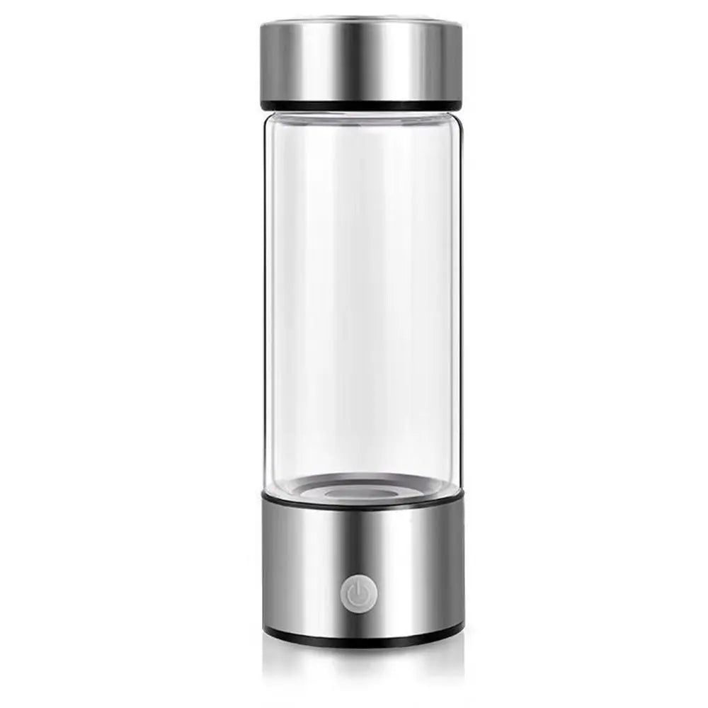 Portable Hydrogen-Rich Water Cup: Ionizer & Super Antioxidant Maker with Filter - 420ml