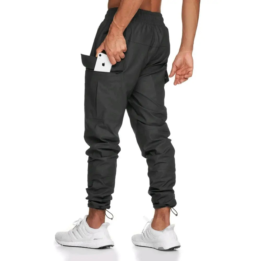 Stay Dry and Comfortable: Men's Quick-Dry Running Pants for Fitness & Beach