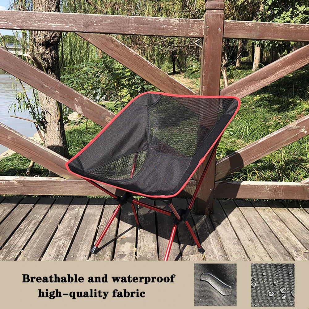 Travel Light with Our Ultralight Folding Moon Chair for Camping and Hiking