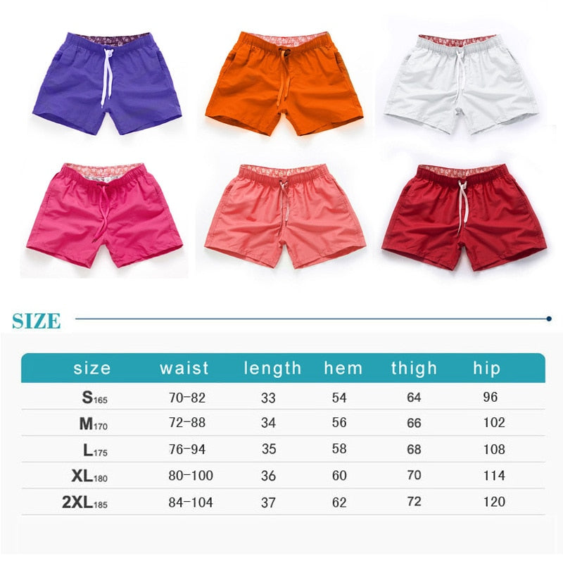 Men's Quick-Dry Swimwear: Beach-Ready Brand Swimsuit Shorts with Convenient Pockets