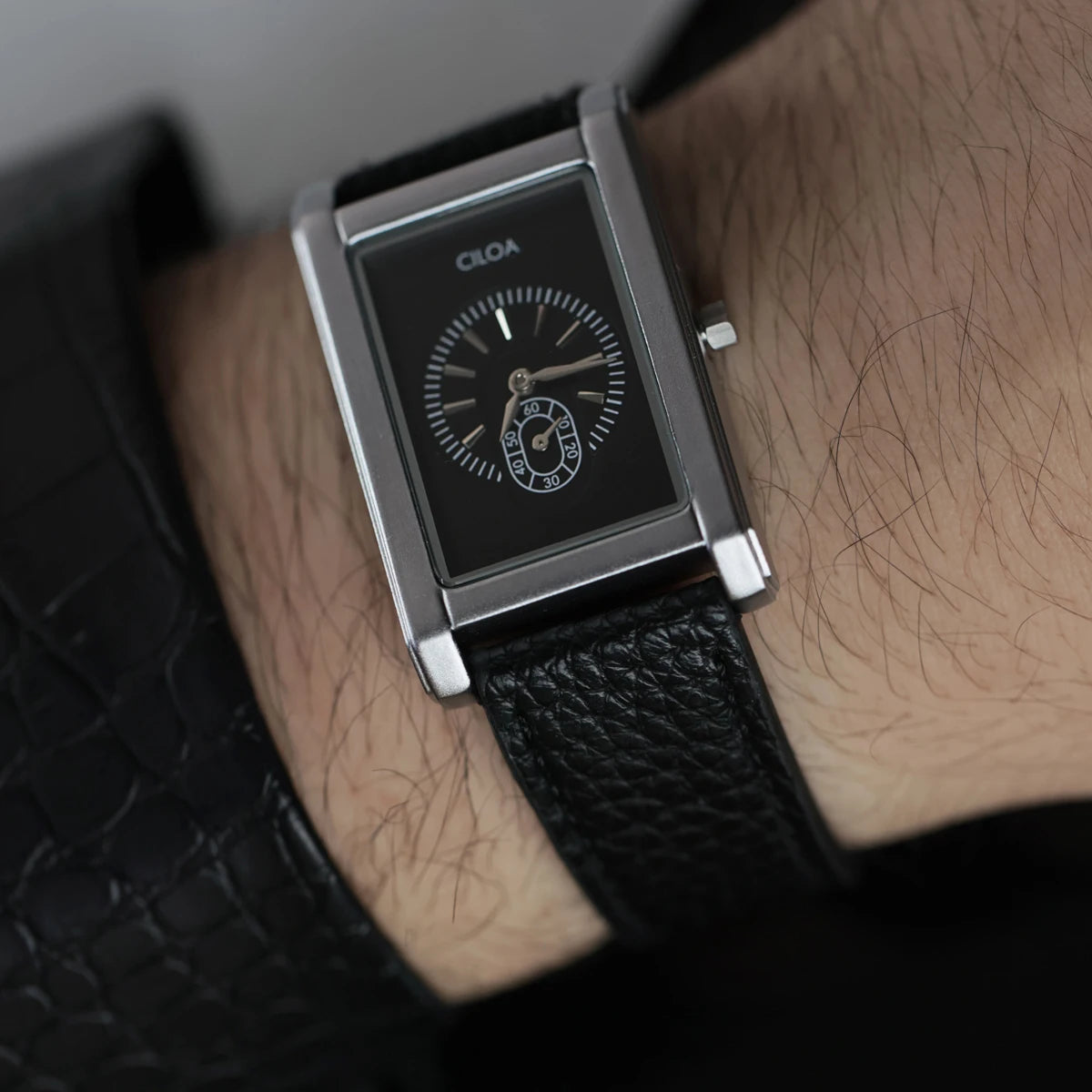 Men’s Luxury Square Watch – Vintage-Inspired Quartz & Mechanical Wristwatch, Elegant Gift for Him
