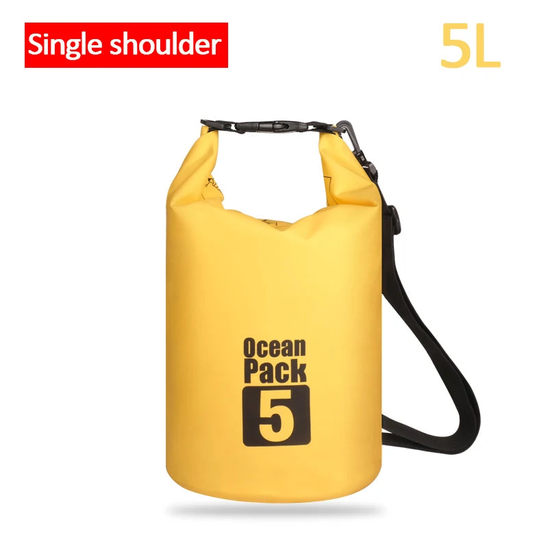 Waterproof Swimming Dry Bags: 500D Dry Sack Options in 2/5/10/15/20/30L for Boating, Fishing, Rafting