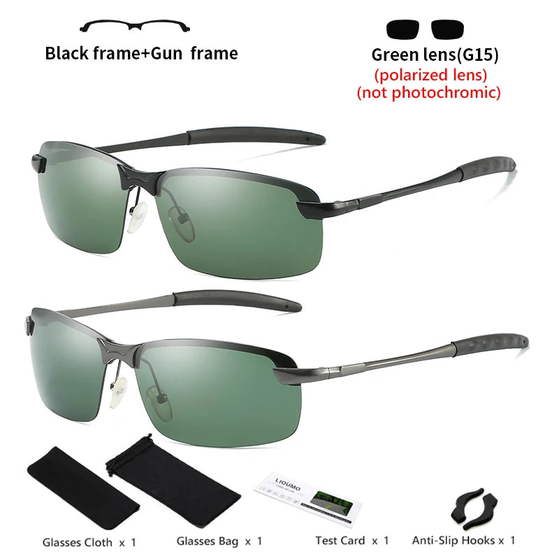 Photochromic Polarized Sunglasses - The Ultimate Anti-Glare Driving Glasses