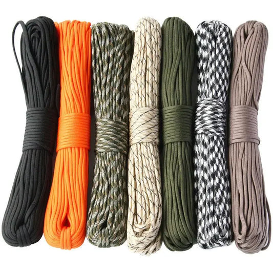 🧗 7-Core 550 Paracord Rope – 4mm Diameter | 5M / 15M / 30M Length Options
Heavy-Duty Survival Cord for Camping, Hiking, Tents & Outdoor Gear