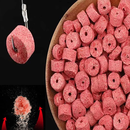 5-Pack Fish Attractant Bait – Hollow Granular Lure with Strong Scent for Carp & Soft Bait Hook Fishing