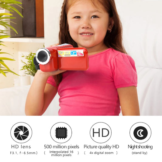 Kids' HD Video Camera with LCD Screen – Fun & Easy Camcorder for Young Creators