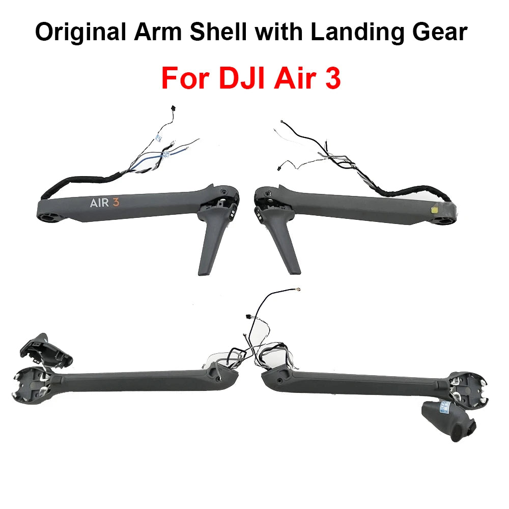 Original Arm Shell for DJI Air 3 – Left, Right, Back, and Front Arm without Motor, Includes Landing Gear, Drone Spare Parts in Good Condition