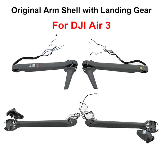 Original Arm Shell for DJI Air 3 – Left, Right, Back, and Front Arm without Motor, Includes Landing Gear, Drone Spare Parts in Good Condition