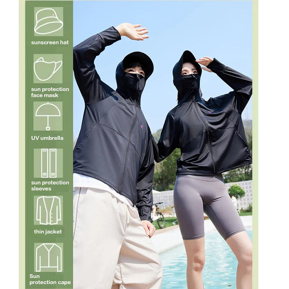 2024 Summer Hooded Jacket: Ultimate Sun Protection for Outdoor Adventures