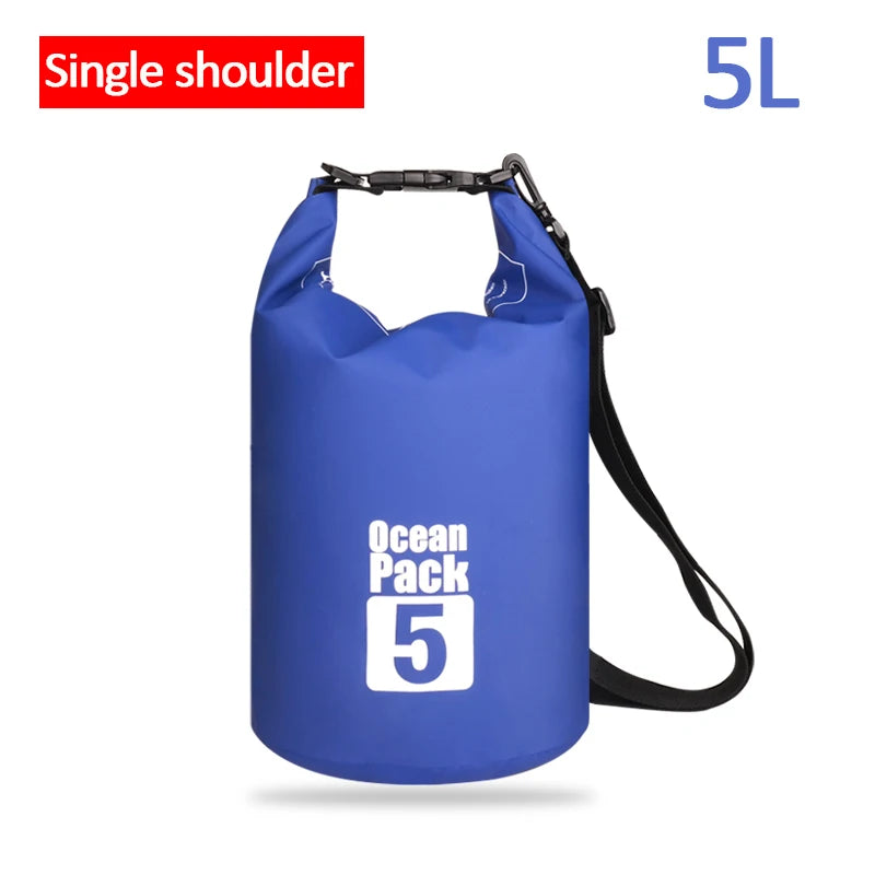 Waterproof Swimming Dry Bags: 500D Dry Sack Options in 2/5/10/15/20/30L for Boating, Fishing, Rafting