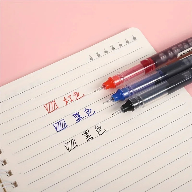 10-Piece Set of Smooth Needle-Tip Gel Pens – Vibrant, Precise, & Perfect for School or Office