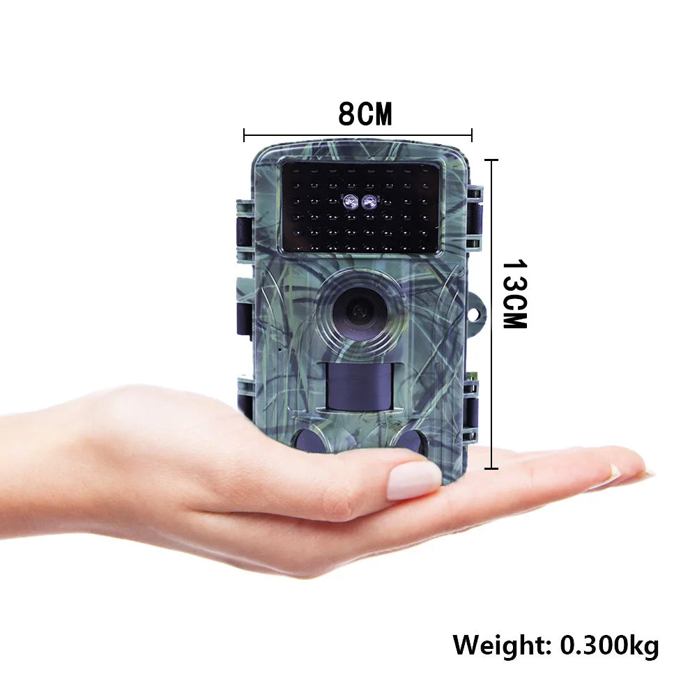 4K Wildlife Trail Camera – 60MP/30MP, WiFi Live Stream, Night Vision, Waterproof Outdoor Hunting & Photo Trap Cam