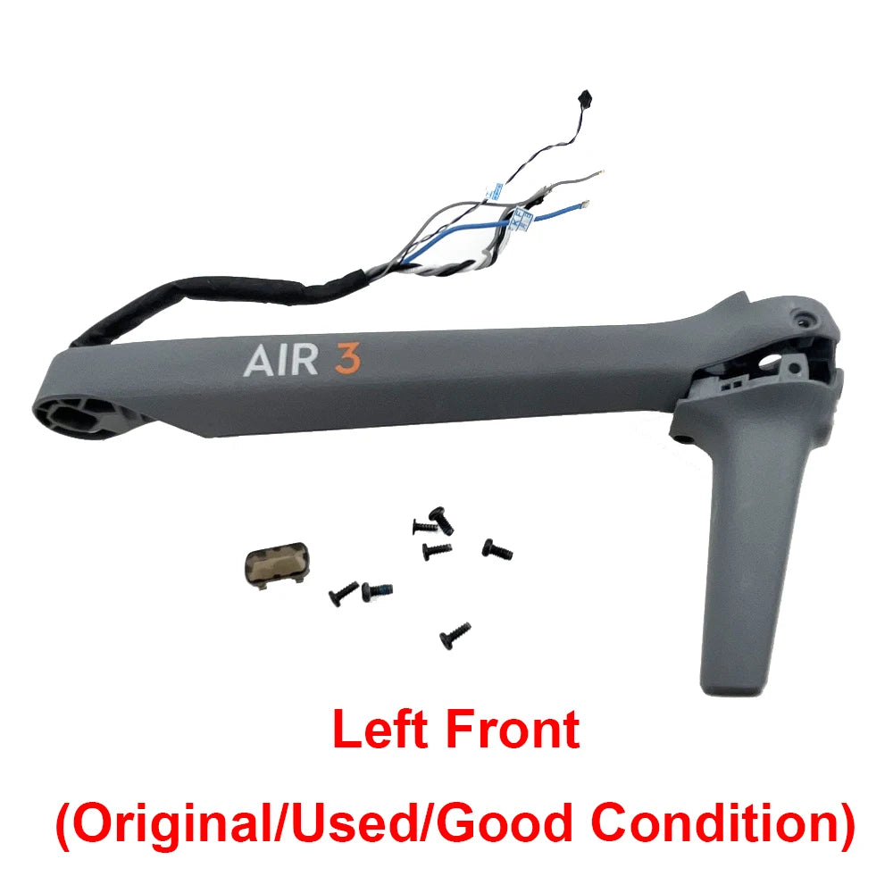 Original Arm Shell for DJI Air 3 – Left, Right, Back, and Front Arm without Motor, Includes Landing Gear, Drone Spare Parts in Good Condition