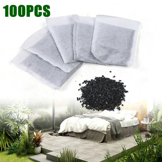 Activated Charcoal Carbon Filter Bags - 20-Pack for Water Distiller Purifier Tabletop Steamers