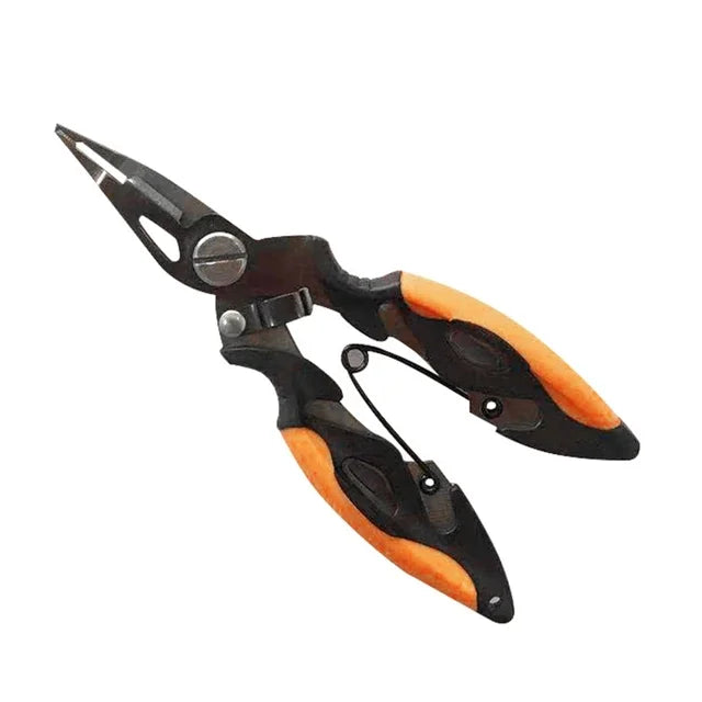 Stainless Steel Fishing Pliers – Multi-Function Line Cutter, Braid Scissors, and Hook Remover, Durable Outdoor Fishing Tool Accessories