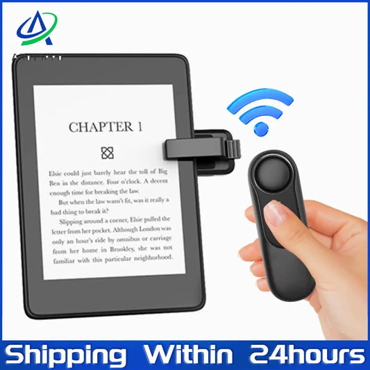 📖 RF Remote Control Page Turner – Hands-Free Reading Clicker for Kindle Paperwhite & More