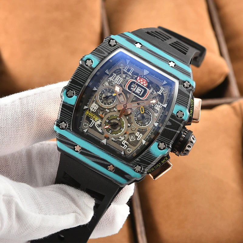 New Generation Sports Business Watch – Hollow Design, Mechanical Quartz, Small Three-Disc Display