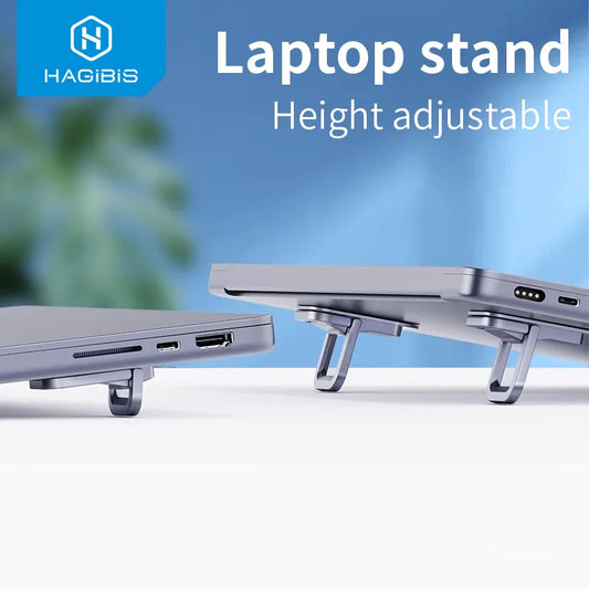 HAGIBIB Foldable Laptop Stand Riser for Portable Notebook, MacBook