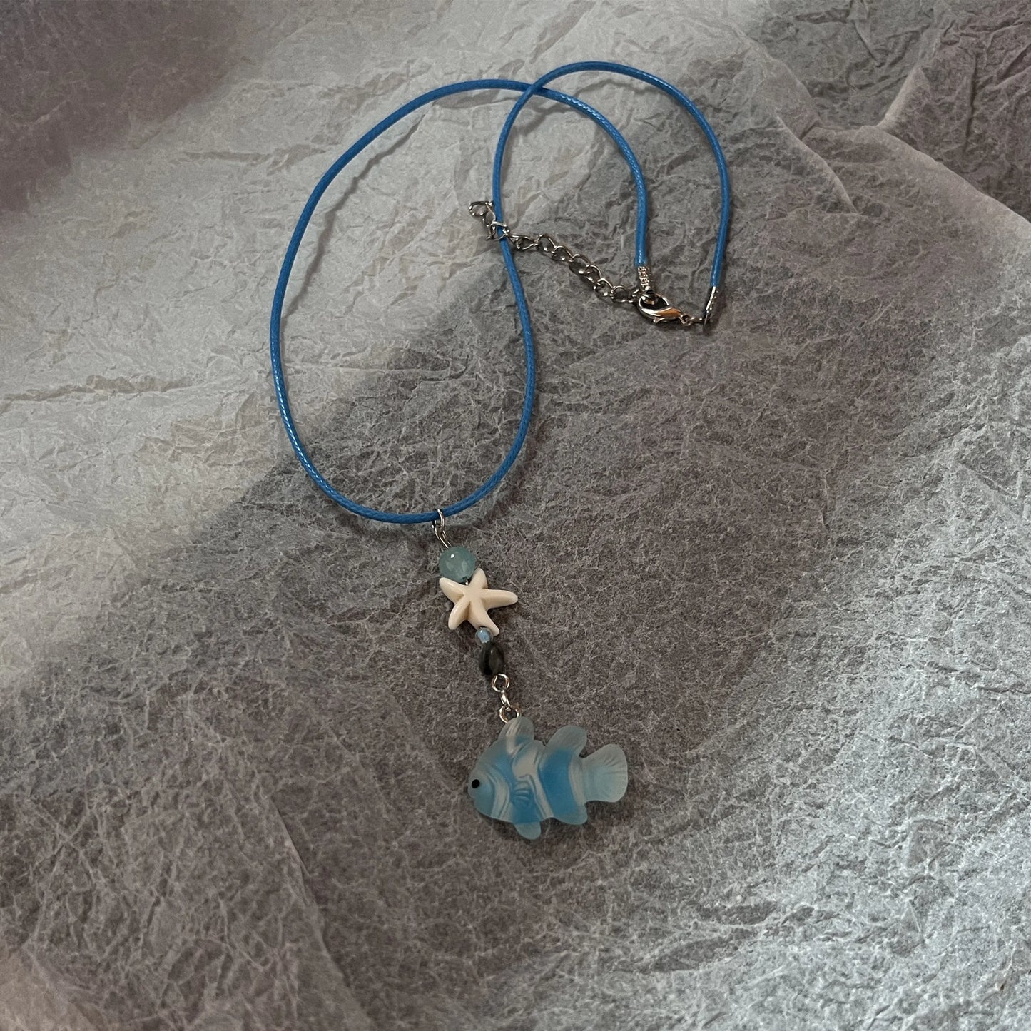 Boho Y2K Star & Heart Tassel Choker – Colorful Kpop-Inspired Pendant Necklace for Women
