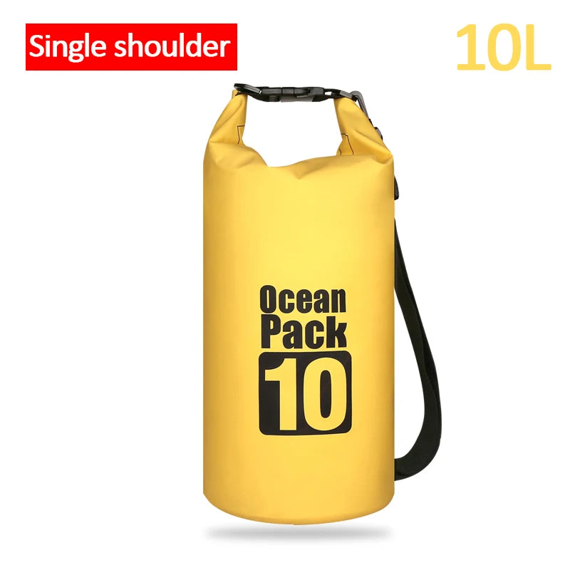 Waterproof Swimming Dry Bags: 500D Dry Sack Options in 2/5/10/15/20/30L for Boating, Fishing, Rafting