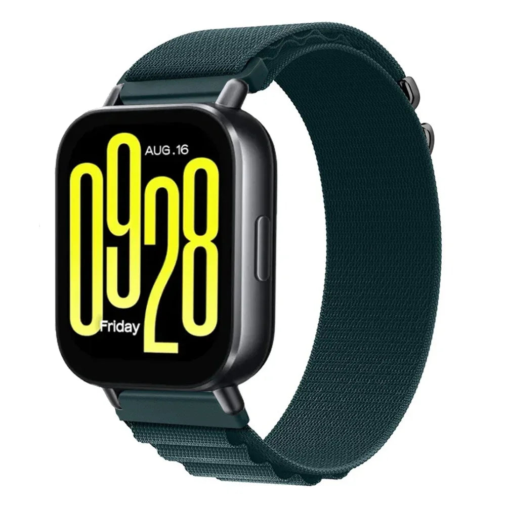 22mm Sports Alpine Loop Strap for Redmi Watch 5 Lite/Active – Nylon Comfortable Replacement Band Bracelet