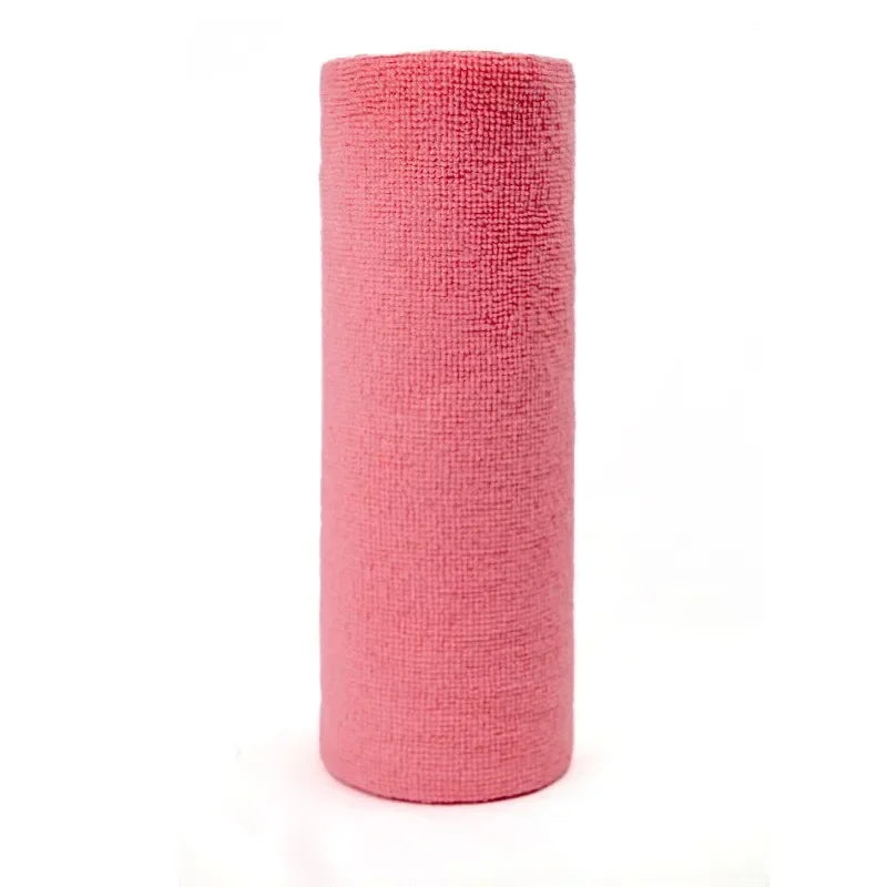 Reusable Microfiber Cleaning Cloth Roll – 20-Sheet Washable Kitchen Towels for Dishes & Household Use