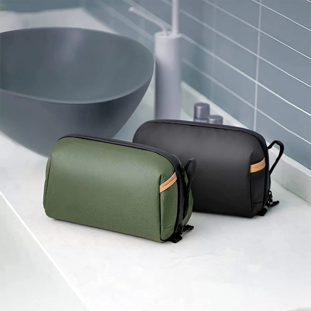 Wash Pouch – Waterproof Hanging Toiletry Bag for Men, Perfect Dopp Kit for Travel and Organizing Toiletries & Cosmetics!