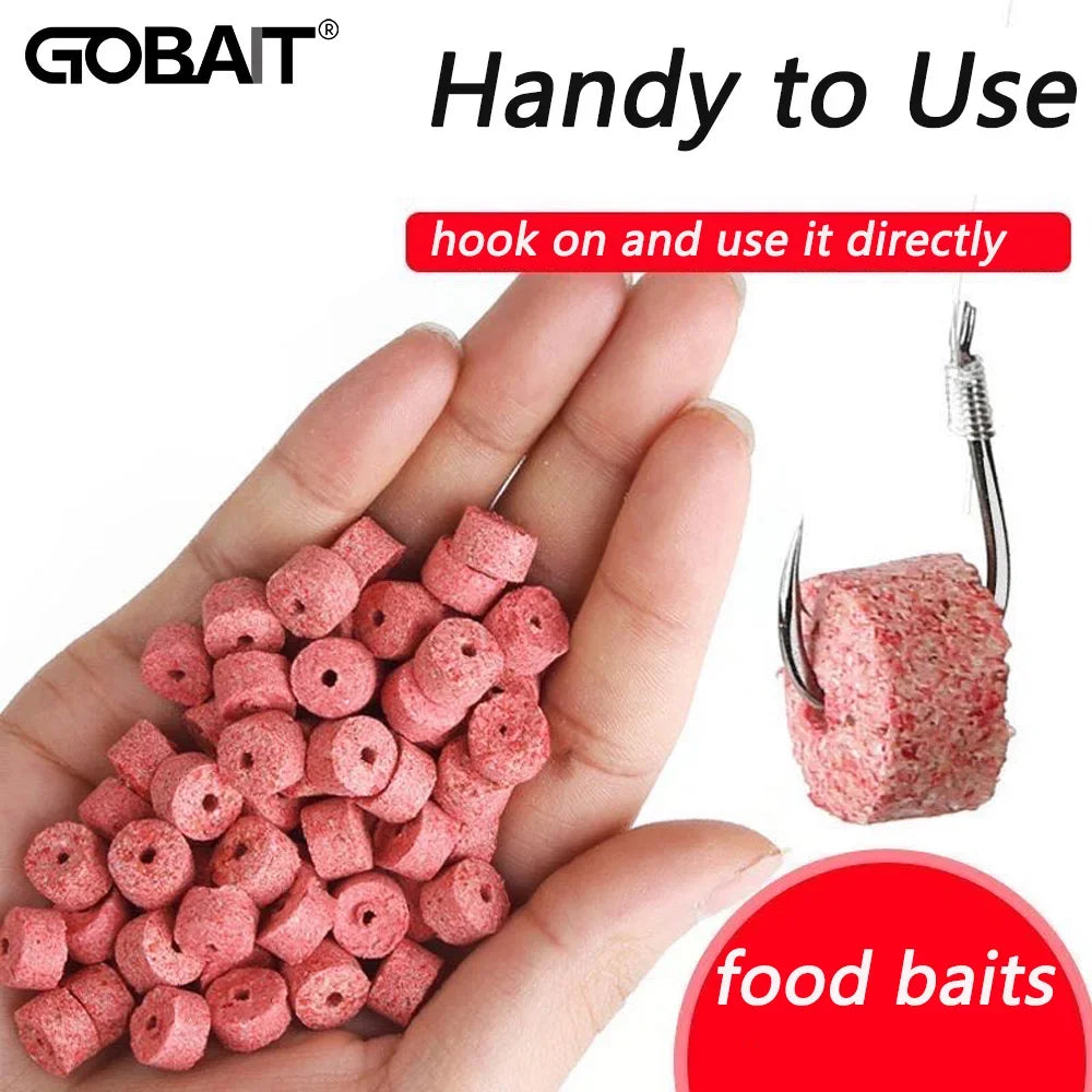 5-Pack Fish Attractant Bait – Hollow Granular Lure with Strong Scent for Carp & Soft Bait Hook Fishing