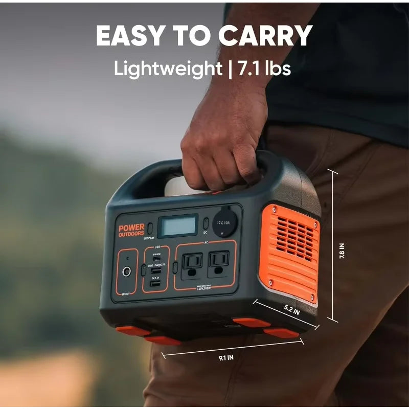 Jackery Portable Power Station Explorer 300 – 293Wh Backup Lithium Battery, Solar Generator (Solar Panel Optional), Compact & Efficient Power for Outdoors and Emergencies